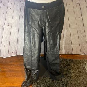 NWT LANE BRYANT FRONT FAUX LEATHER, PANTS